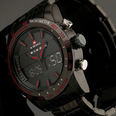 men's sports steel band watch - MRSLM