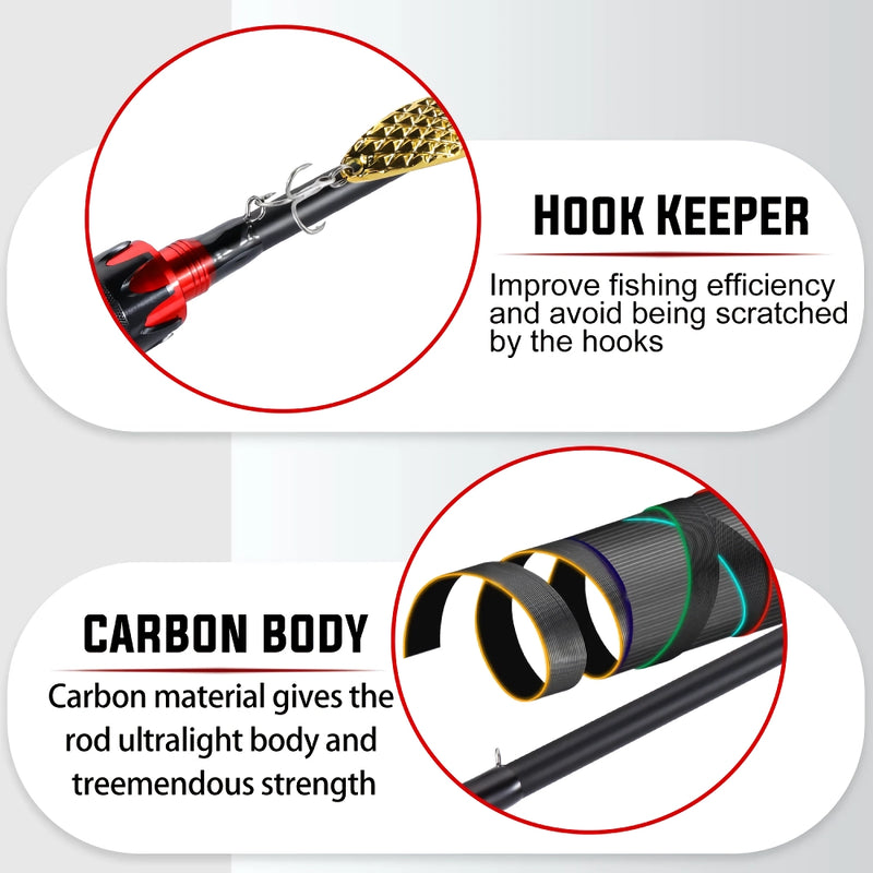 ultralight carbon fiber fishing rod, view 7 - MRSLM