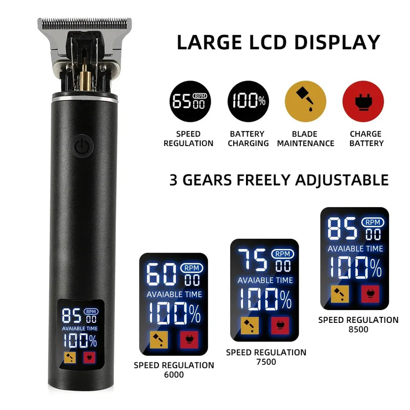 cordless electric hair trimmer for men, view 8 - MRSLM