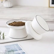 cute cartoon ceramic pet bowl, view 5 - MRSLM