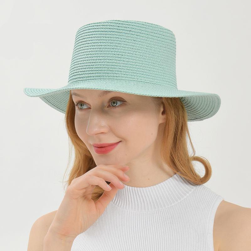 wide brim straw sun hat, view 17 - MRSLM