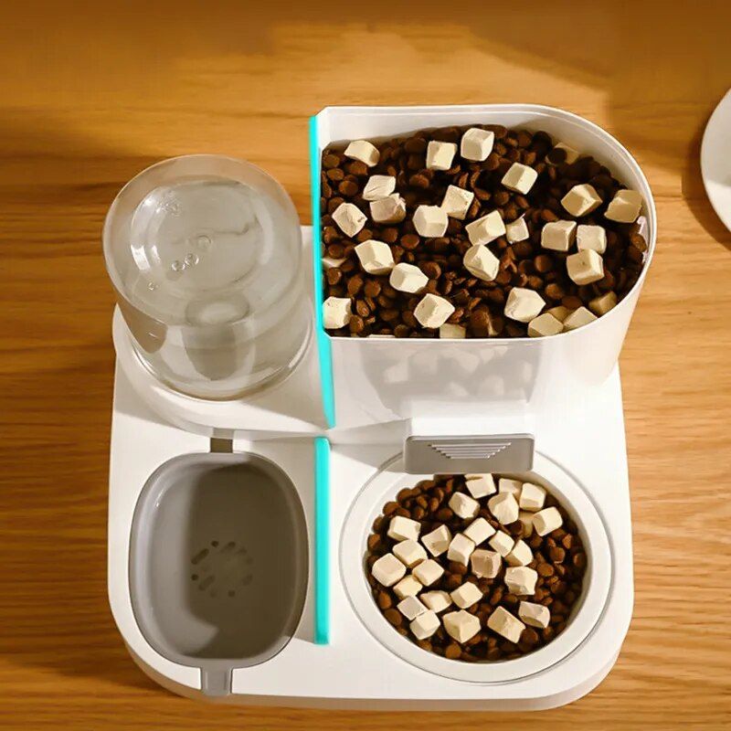 smart cat feeder and water dispenser, view 12 - MRSLM