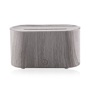 wood grain flame humidifier USB essential oil diffuser, view 2 - MRSLM