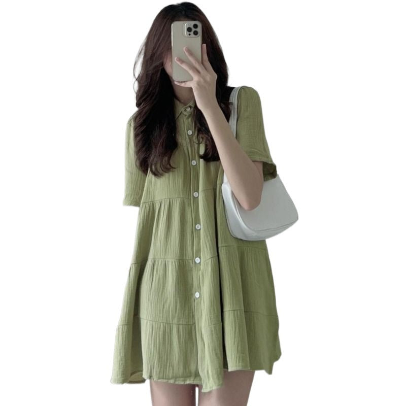 plus size A-line shirt dress, view 5 - MRSLM