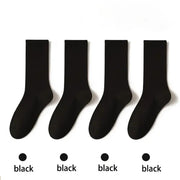 4 pairs women's loose cotton socks, view 4 - MRSLM