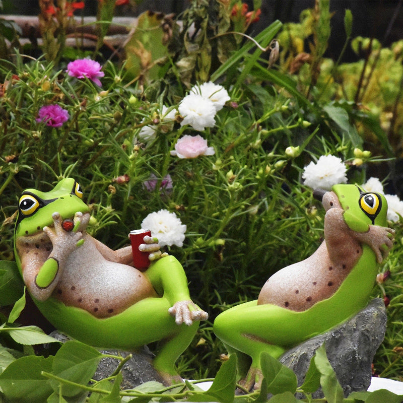 creative frog garden decoration, view 5 - MRSLM