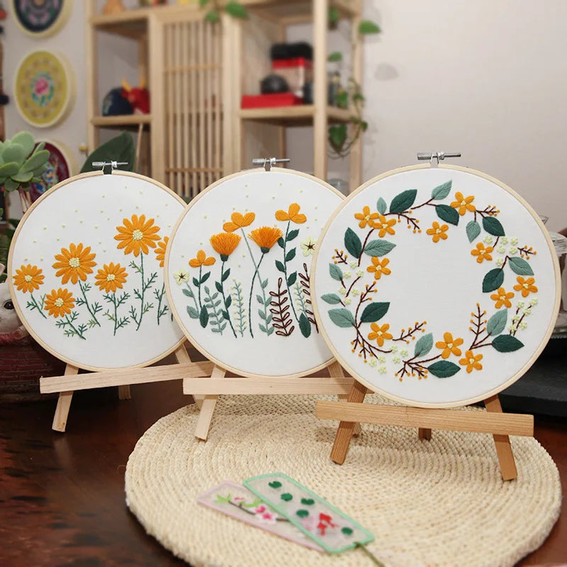 Sweet osmanthus embroidery kit, view 6 - MRSLM