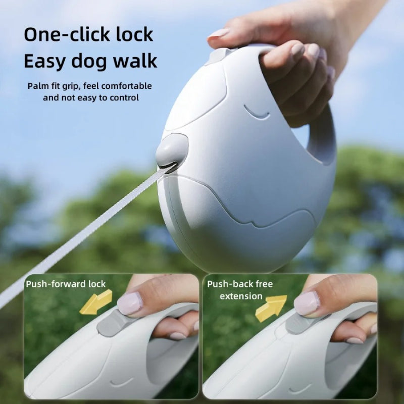 retractable dog and cat leash, view 9 - MRSLM