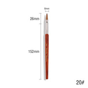 kolinsky acrylic nail brush, view 5 - MRSLM