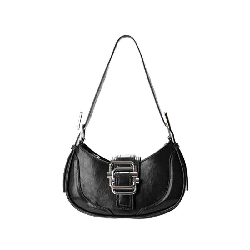 half moon shoulder hobo bag, view 5 - MRSLM