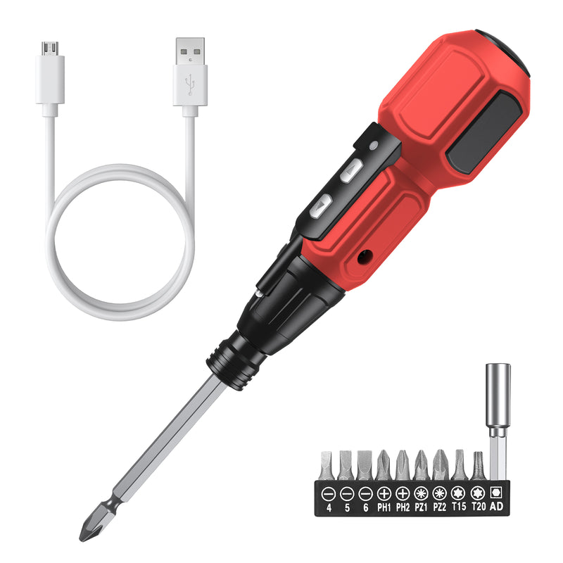 9-in-1 cordless screwdriver set, view 4 - MRSLM
