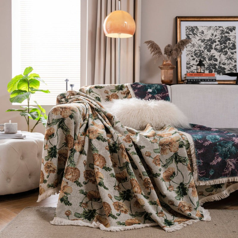retro jacquard sofa cover, view 5 - MRSLM