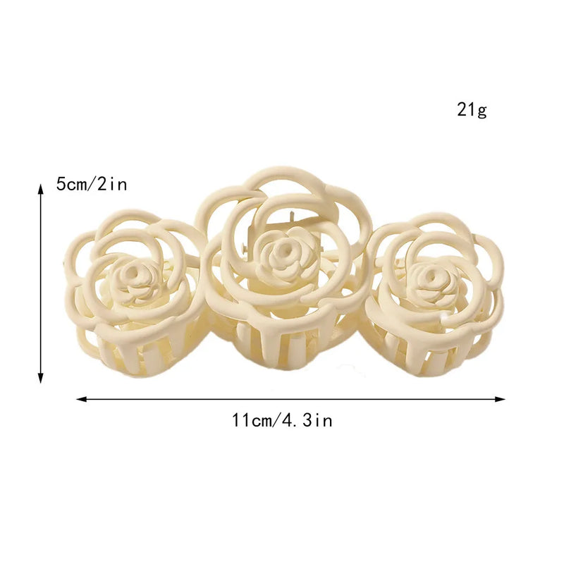 elegant rose hair claw, view 11 - MRSLM