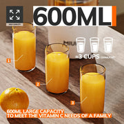 stainless steel electric citrus juicer, view 6 - MRSLM