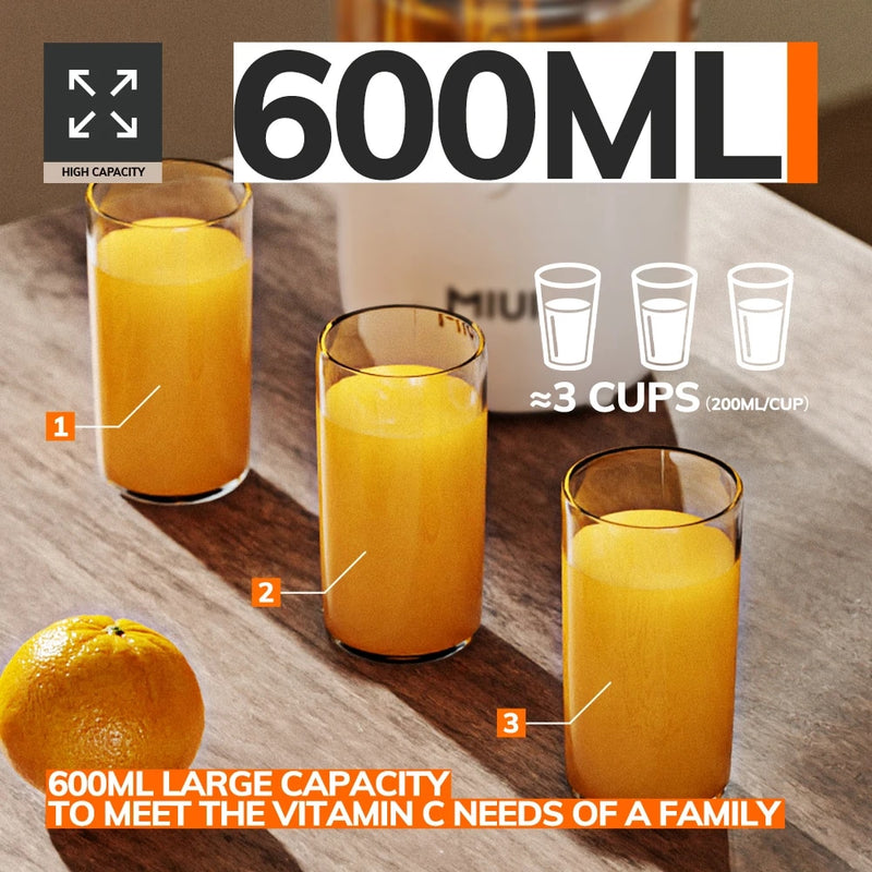 stainless steel electric citrus juicer, view 6 - MRSLM