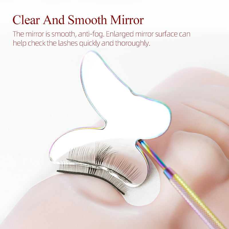 butterfly eyelash inspection mirror, view 5 - MRSLM