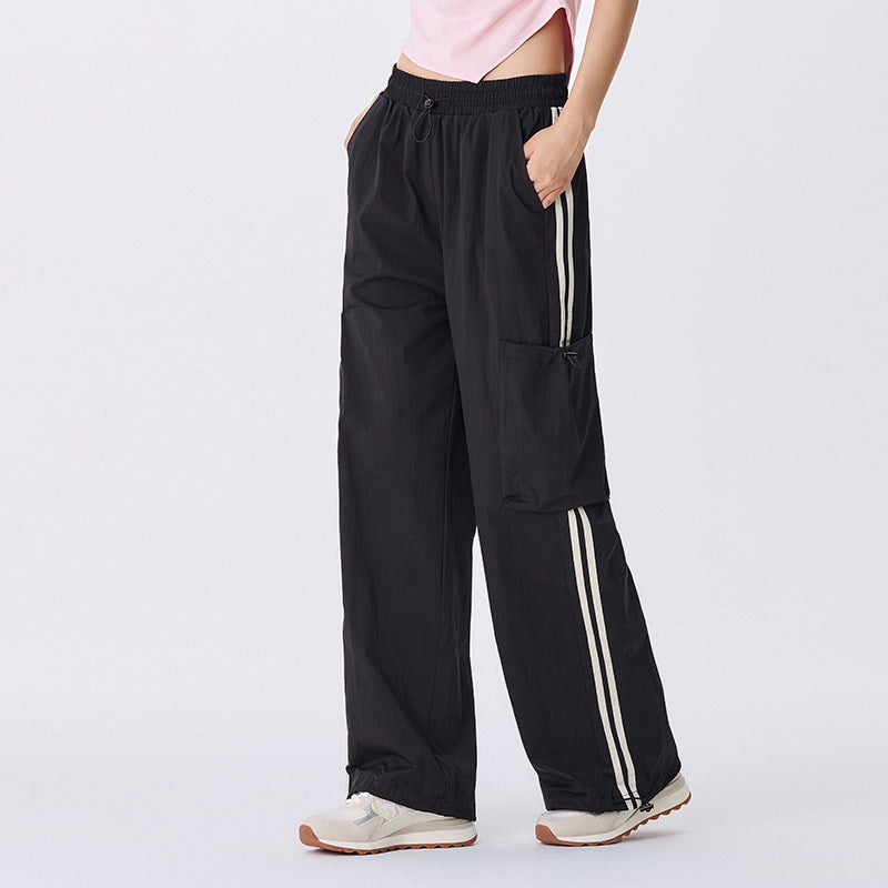 drawstring wide leg pants, view 6 - MRSLM