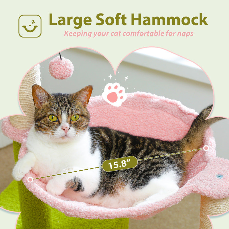 flower cat tree, view 8 - MRSLM