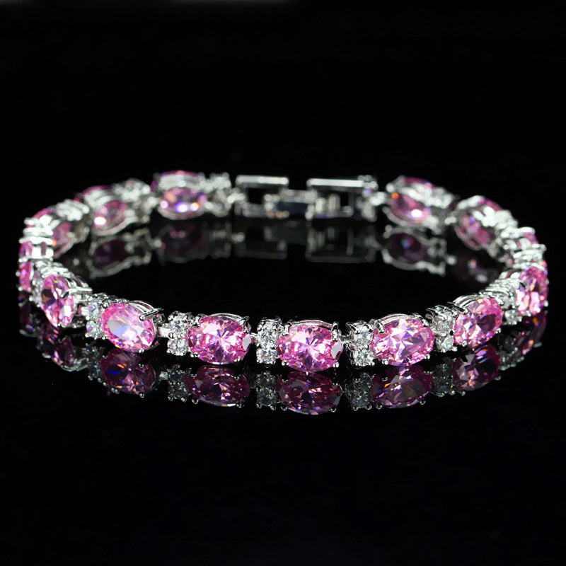 oval zirconia bracelet - MRSLM