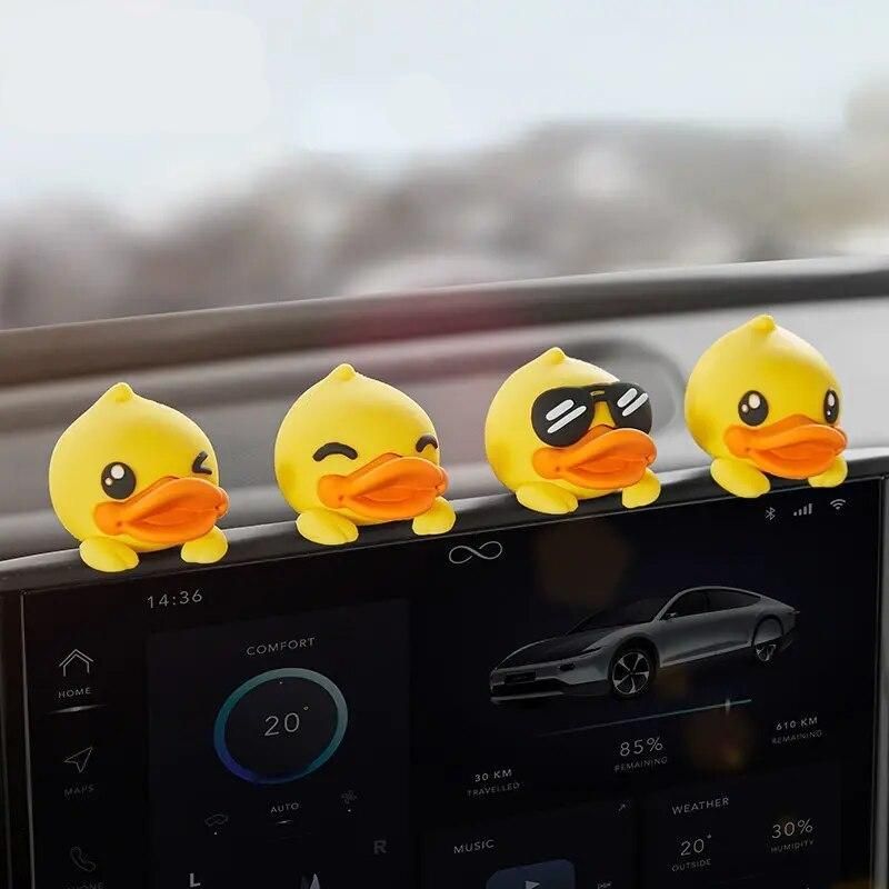 Cute yellow duck car decoration - MRSLM