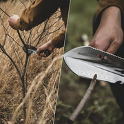 camping survival shovel, view 4 - MRSLM
