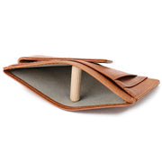 men's thin leather money clip wallet, view 2 - MRSLM