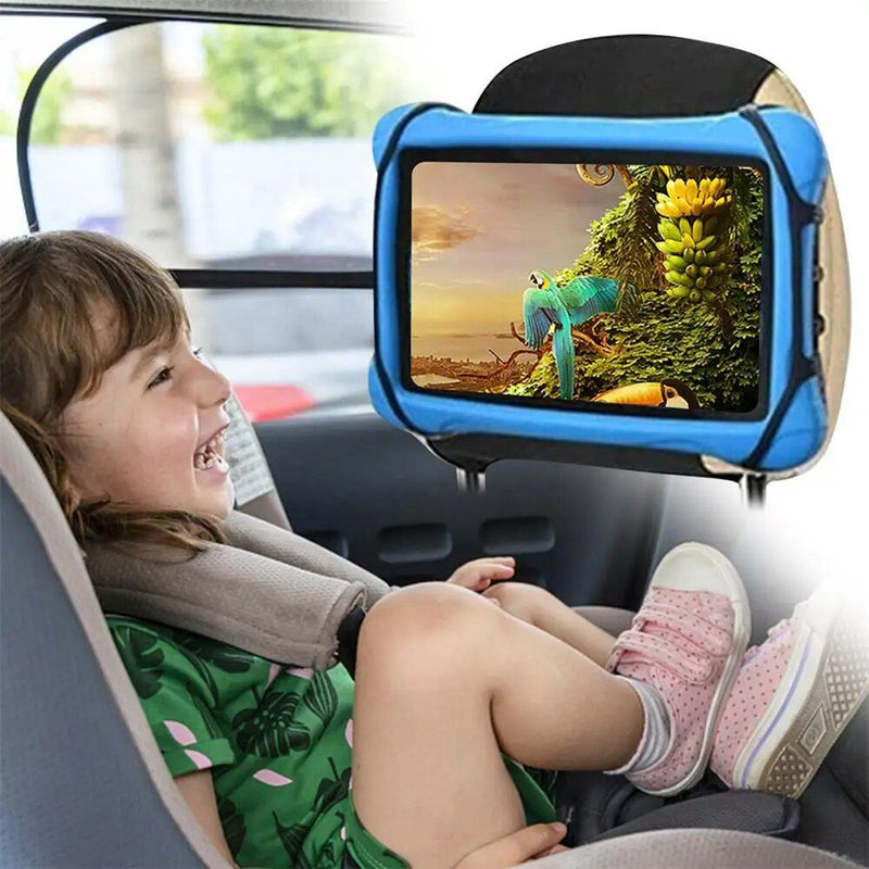 car headrest tablet holder, view 4 - MRSLM