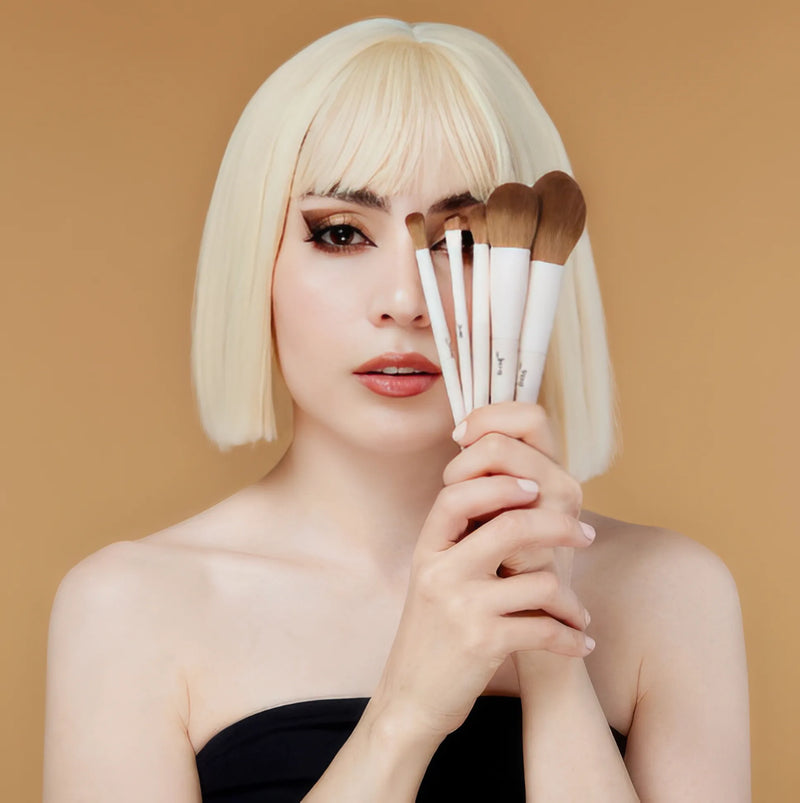 14-piece makeup brush set, view 10 - MRSLM