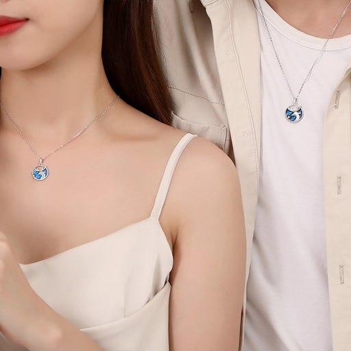 925 silver star antler clavicle chain - MRSLM