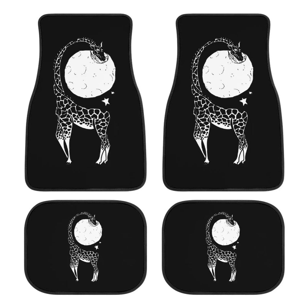 Giraffe Print Universal Car Floor Mats