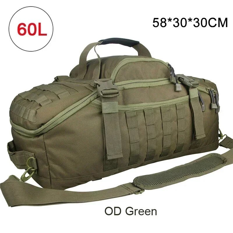 3-in-1 tactical backpack duffle bag, view 4 - MRSLM