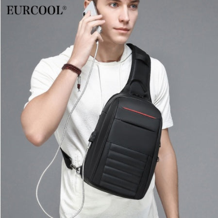 outdoor travel shoulder chest bag, view 7 - MRSLM