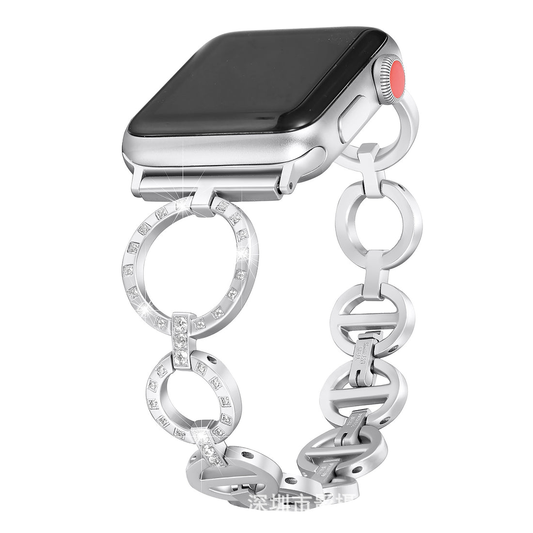 Diamond Chain Steel Watch Band