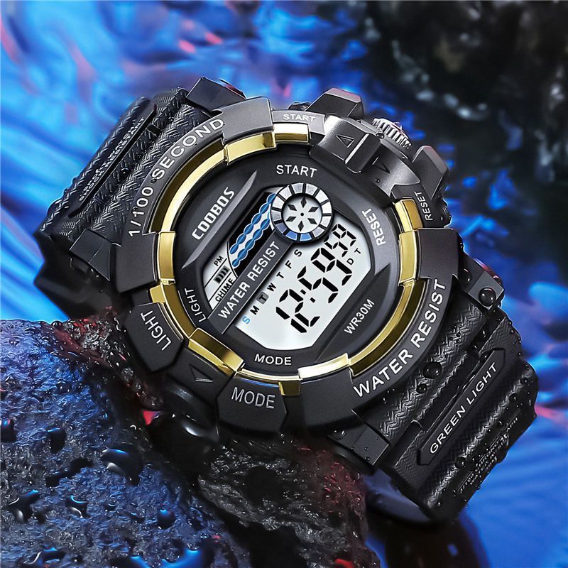 Sports electronic luminous watch, view 6 - MRSLM