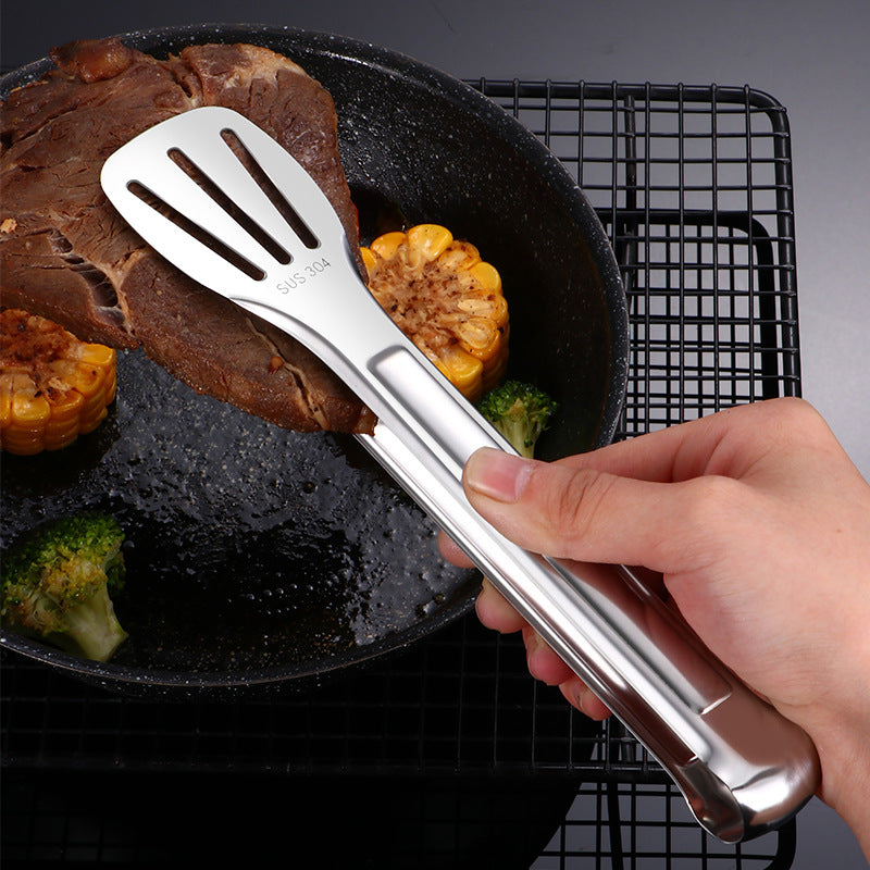 stainless steel bbq tongs, view 6 - MRSLM
