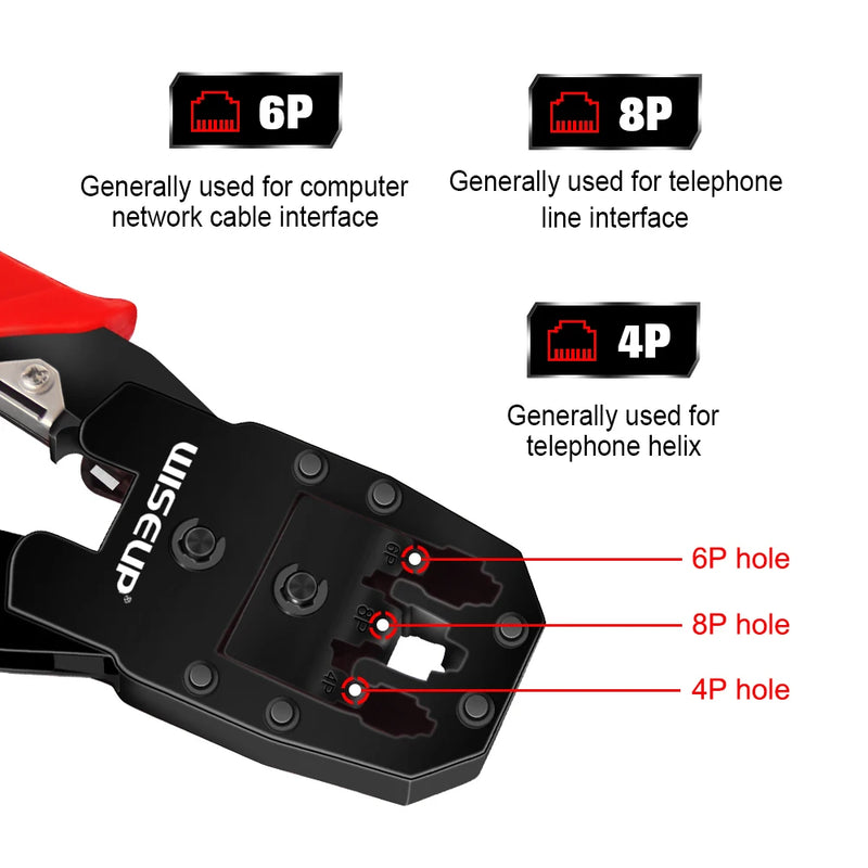 network cable crimping pliers, view 6 - MRSLM