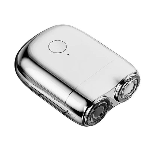 portable double head electric shaver, view 2 - MRSLM