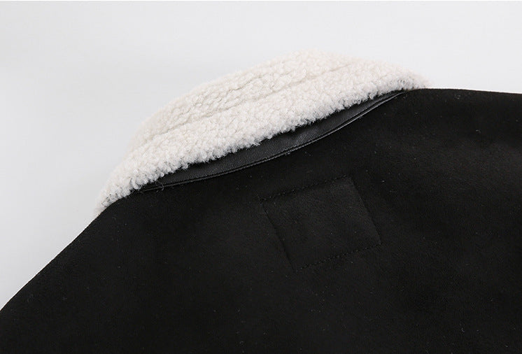 men's casual zipper lamb wool jacket, view 10 - MRSLM