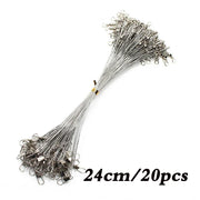 anti-bite fishing leader steel wire with swivel, view 4 - MRSLM