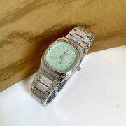 women's square steel watch, view 3 - MRSLM