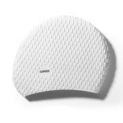 silicone swimming cap for long hair, view 2 - MRSLM