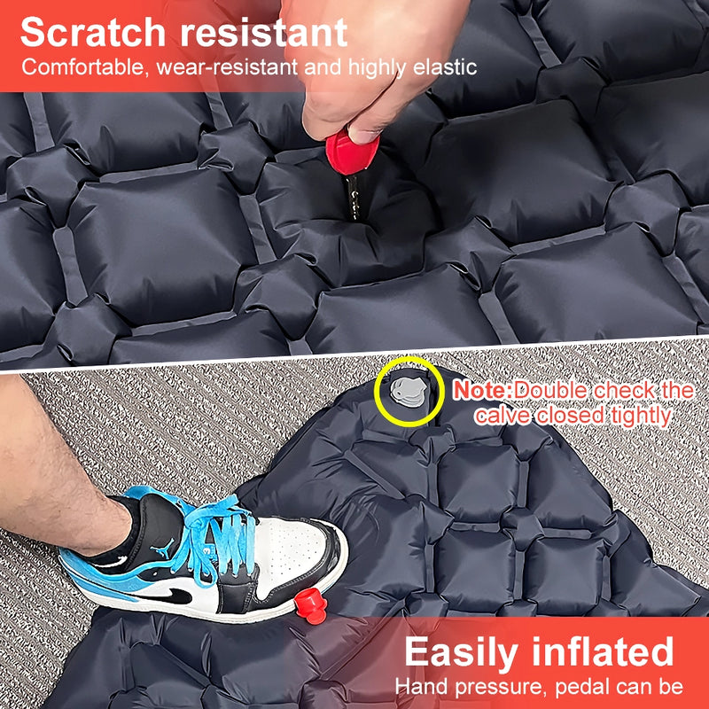 Ultralight Camping Mattress with Built-in Pump and Pillow