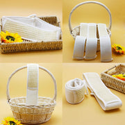 natural loofah bath shower scrubber, view 5 - MRSLM