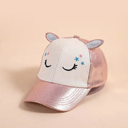 Korean cat embroidery kids baseball cap, view 4 - MRSLM