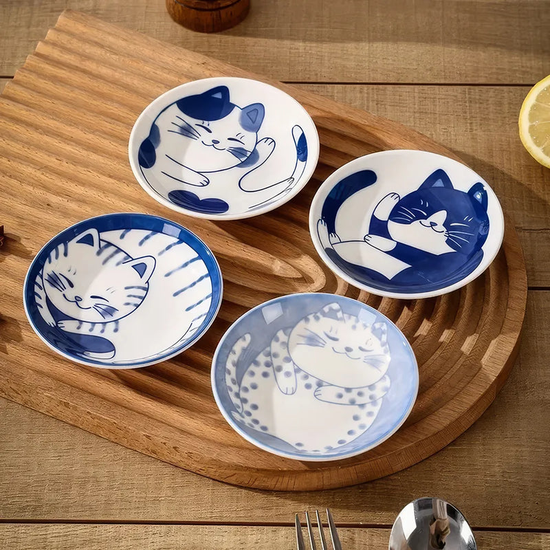 lucky cat sauce dish, view 7 - MRSLM