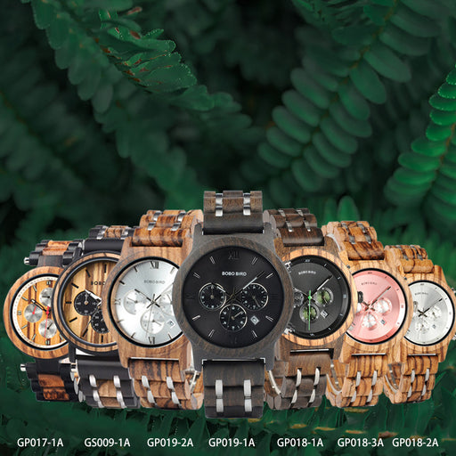business wood case watch - MRSLM