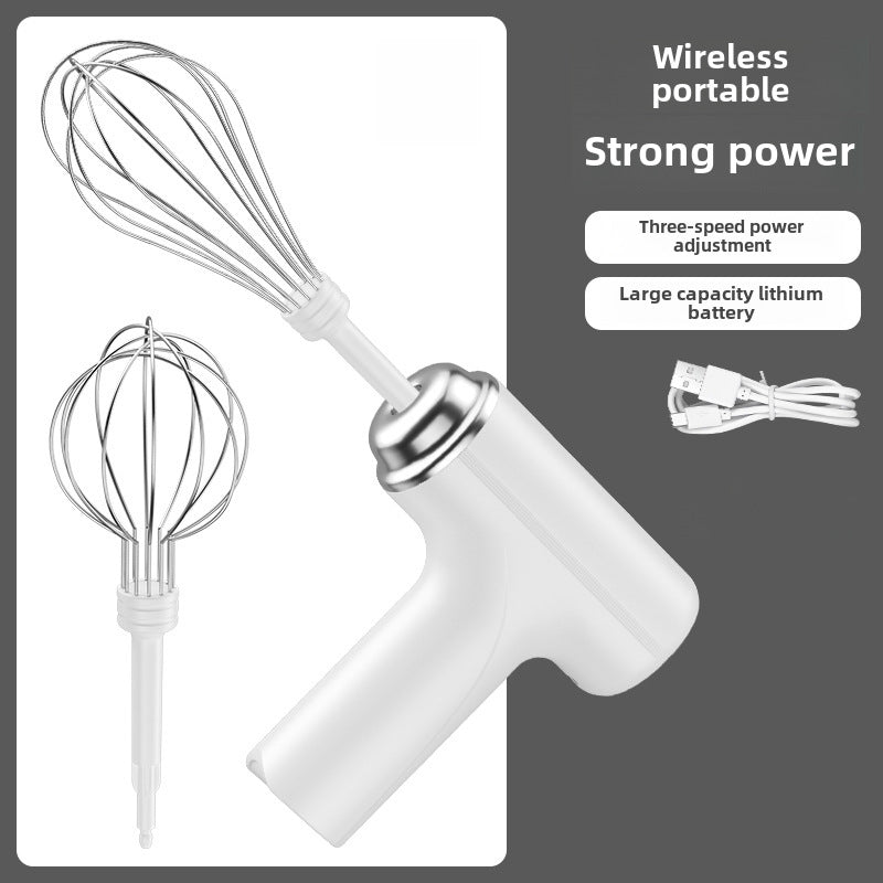 wireless electric food mixer, view 3 - MRSLM