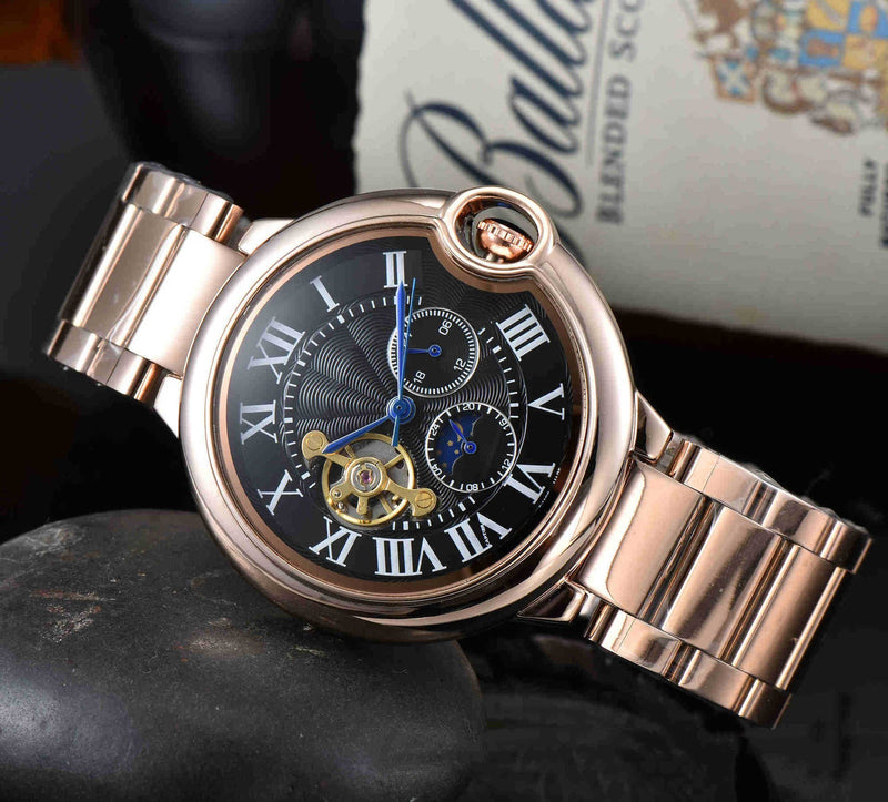Men's automatic mechanical open flywheel watch - MRSLM
