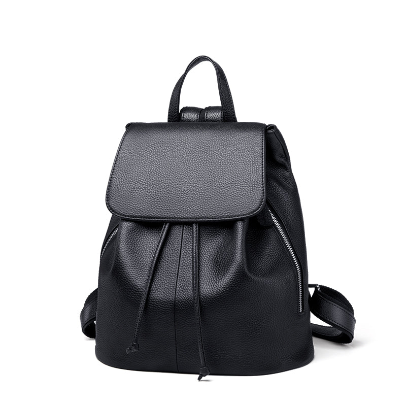 genuine leather backpack for women, view 2 - MRSLM