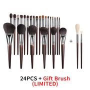natural makeup brushes set, view 11 - MRSLM